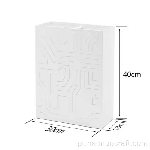 Rack de guarda-chuva com diagrama de circuito criativo